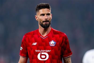 裡爾主帥：吉魯和埃唐·姆巴佩因傷無緣對陣梅斯