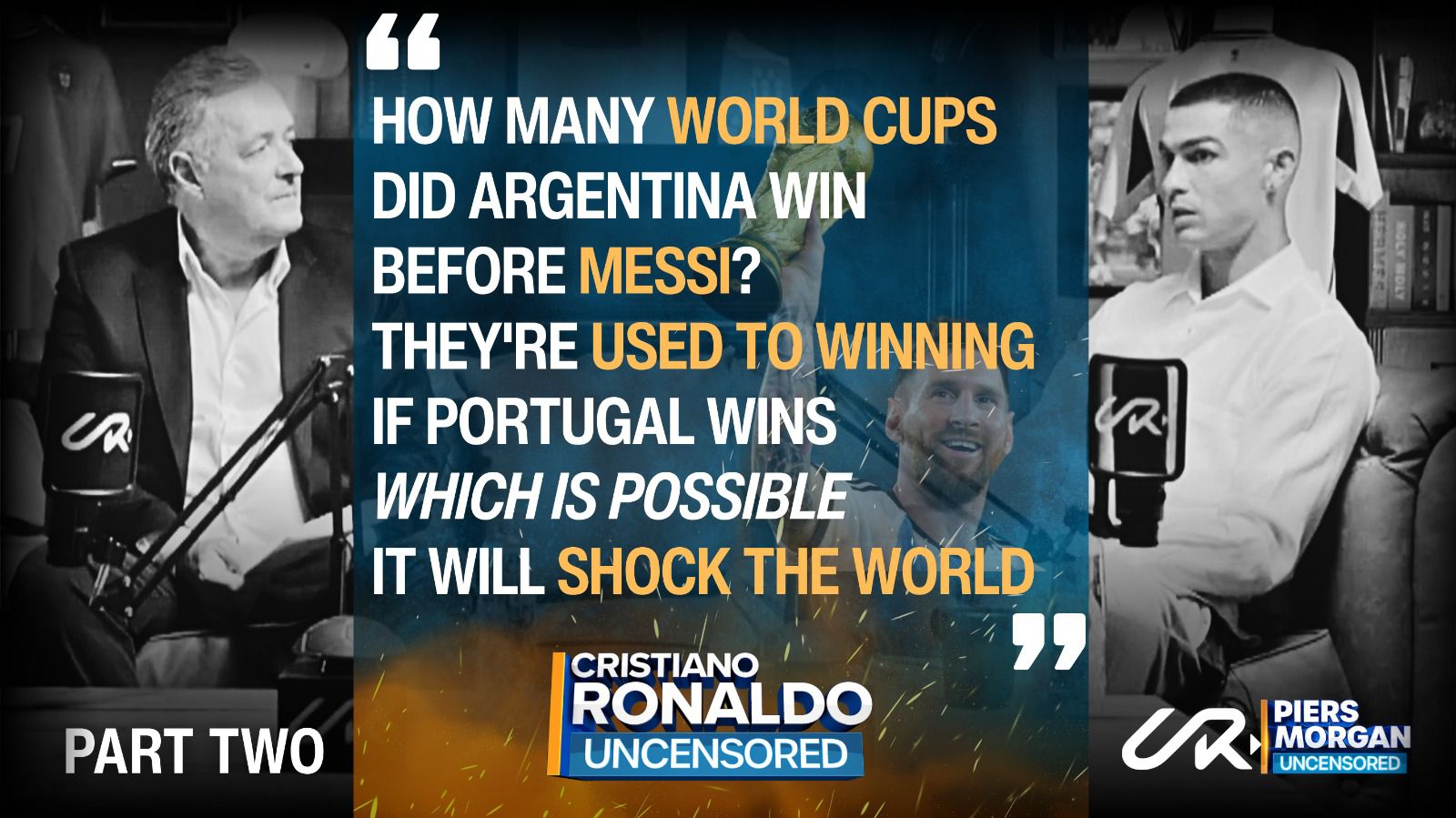 羅納多專訪預熱：阿根廷在梅西之前贏得幾次世盃賽？葡萄牙將震驚世界